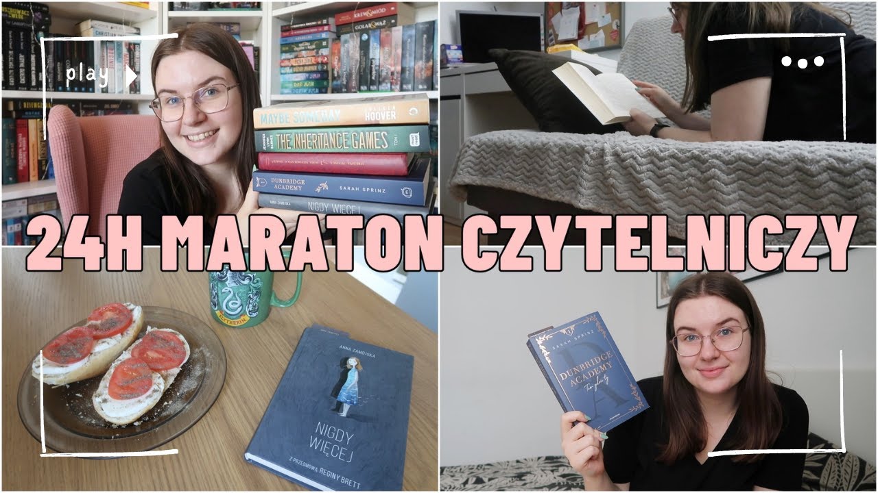 CZYTAM PRZEZ 24 GODZINY | ALFABETYCZNY MARATON CZYTELNICZY