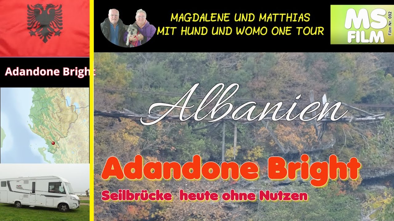 Albanien, Mit dem Weg Wohnmobil zur Adandone Bright 