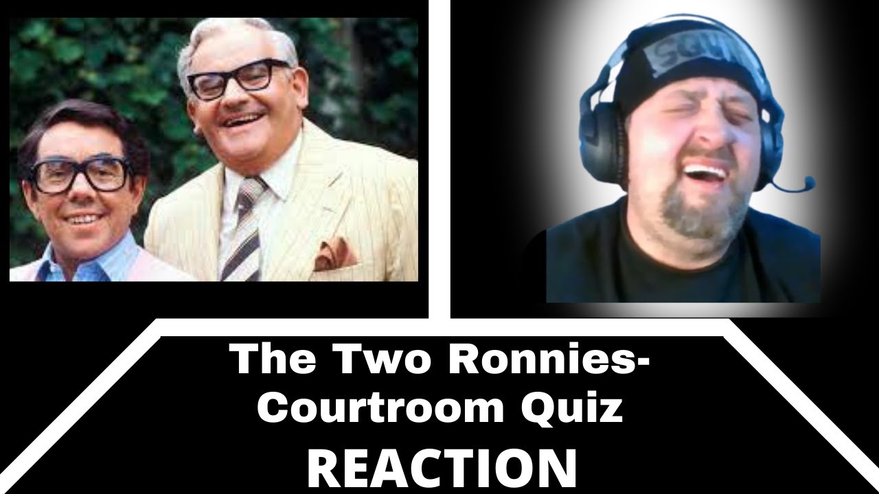 American Reacts to The Two Ronnies Courtroom Quiz | Comedy Reaction | 4 Ronnies Friday