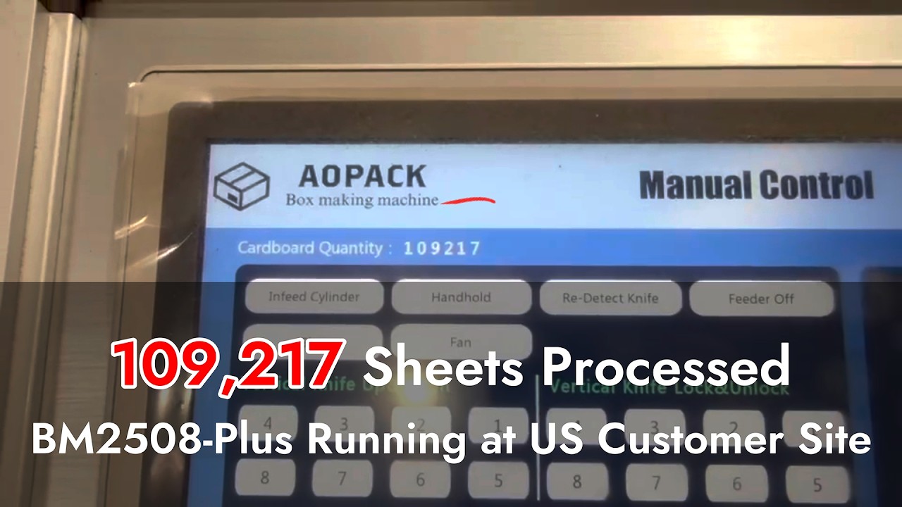 109,217 Sheets Processed | BM2508-Plus Running at US Customer Site