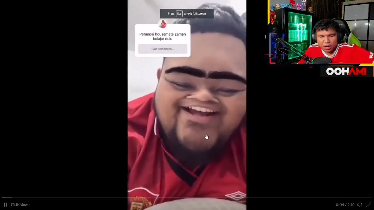 [Oohami React] Perangai Member Part 1 - Aiman Salim [Clip 08/02/2022]