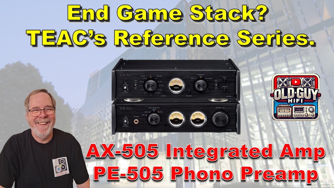 TEAC, 72 yrs. of audio. The Reference Series. AX-505 Integrated Amp PE-505 Phono Preamp. Great gear.