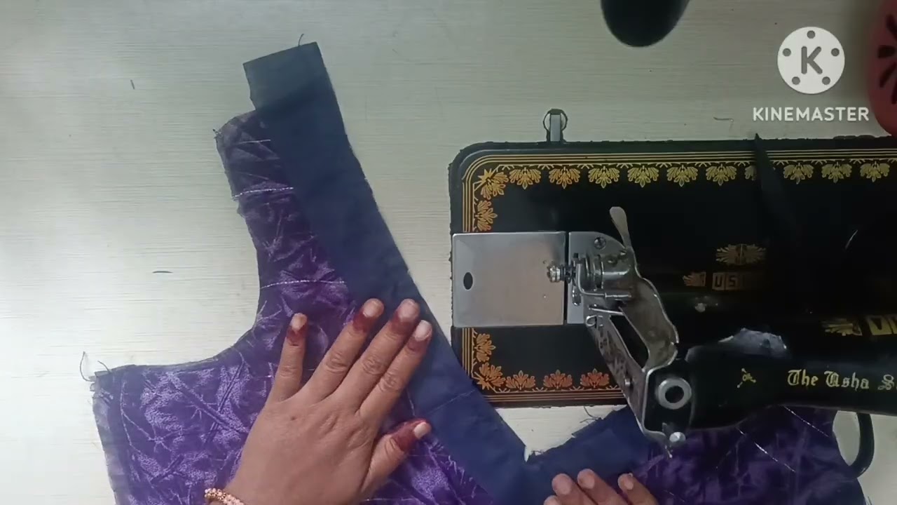 V neck blouse stitching perfect method