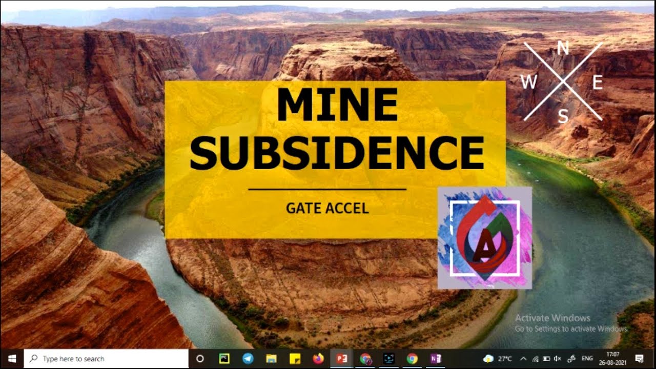 MINE SUBSIDENCE