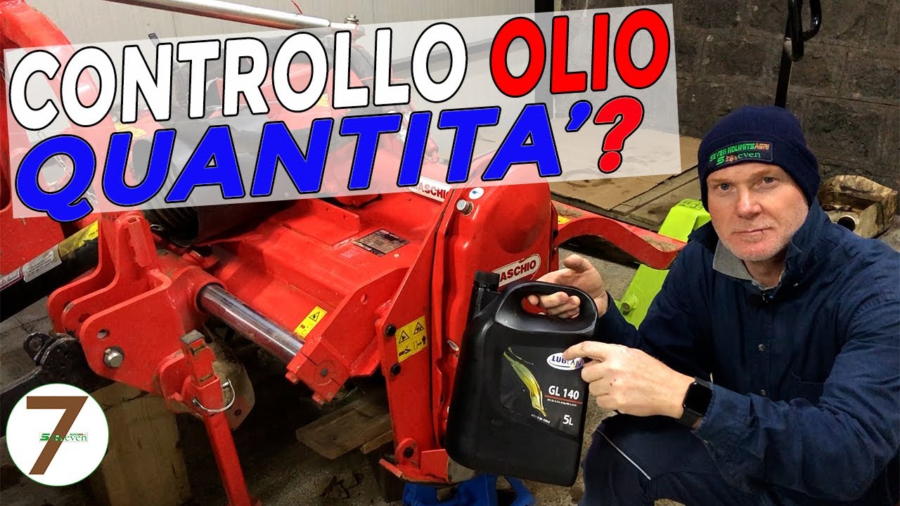Controllo Rabbocco Sostituzione Olio Fresa Maschio Trattore