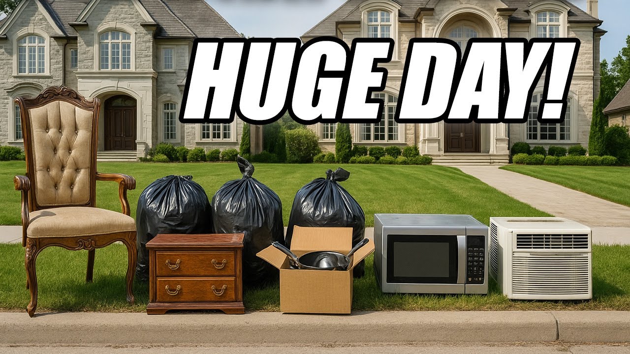 Trash Picking Rich Neighborhood LOOK WHAT I FOUND! - Ep. 1088