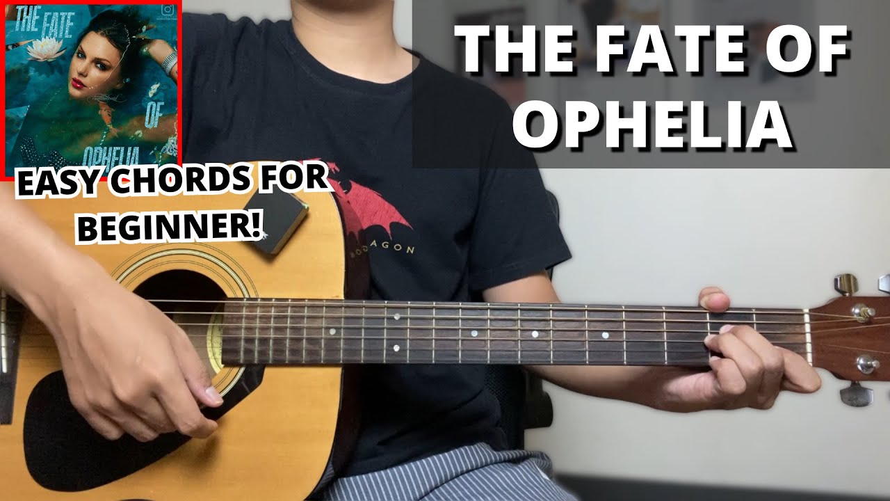 The Fate Of Ophelia - Taylor Swift (Guitar Tutorial) No Capo! Easy Chords For Beginner!