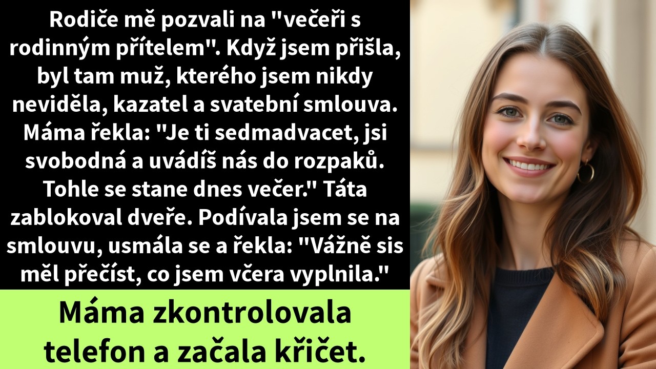 Rodiče mě pozvali na 