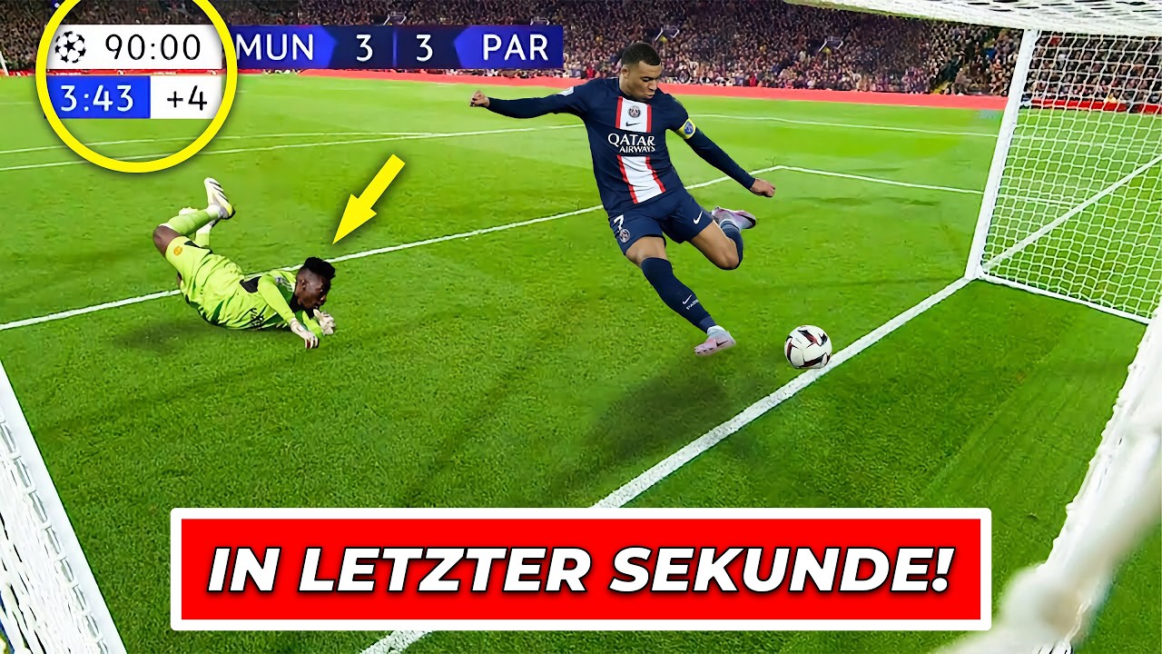 Die VERRÜCKTESTEN Spielausgänge im Fußball!
