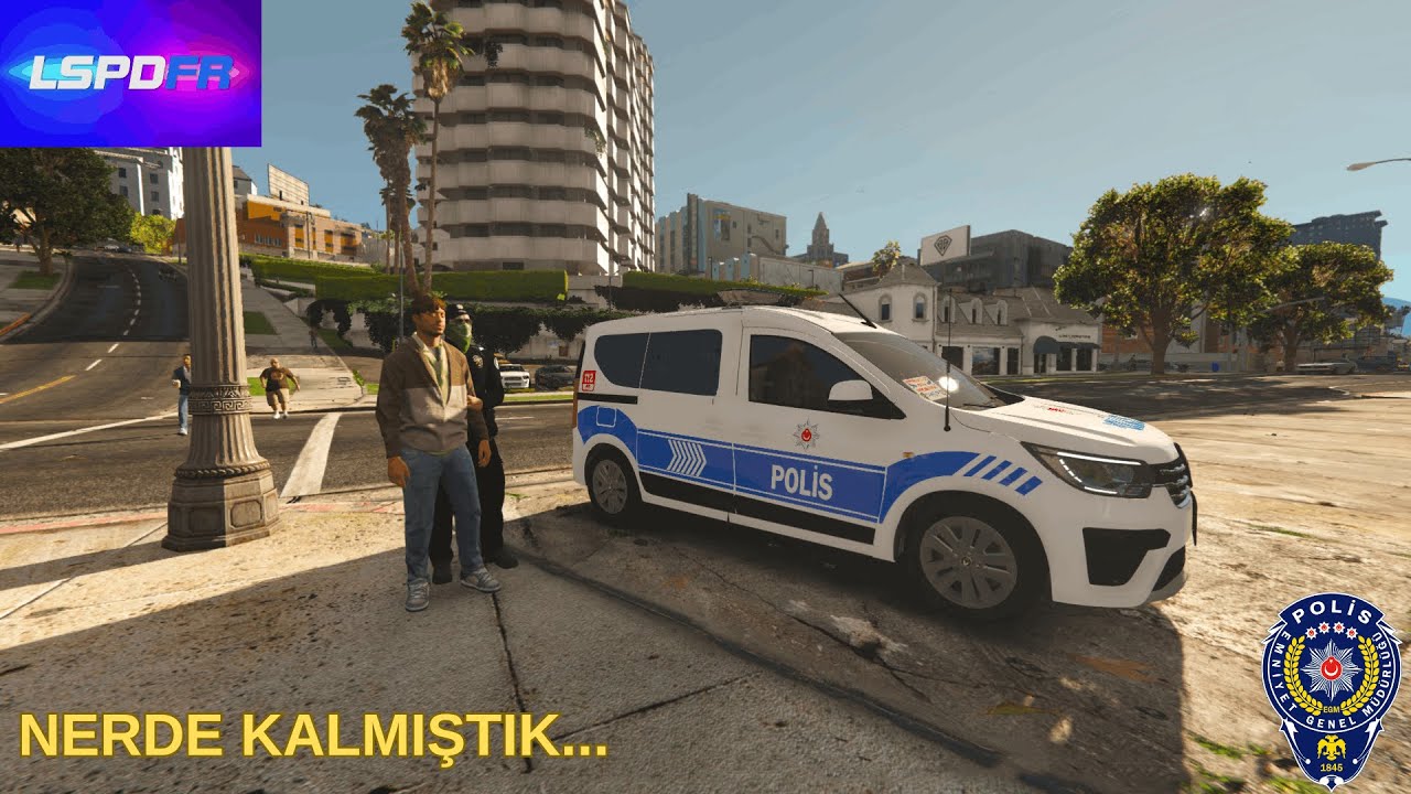 GTA V LSPDFR BÖLÜM - (1) RENAULT EXPRESS POLİS ASAYİŞ POLİSE ATEŞ AÇTI !!!