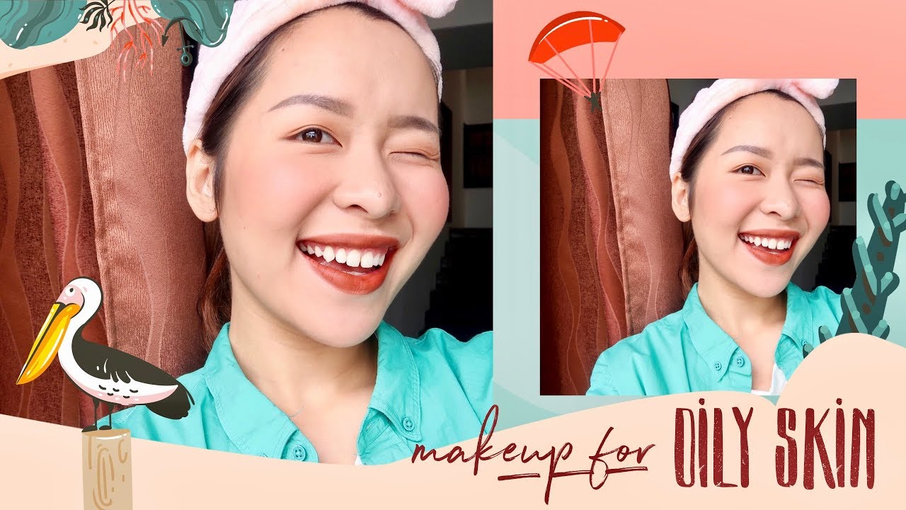 Thử makeup KIỀM DẦU bình dân mùa hè | NEW DRUGSTORE MAKEUP FOR OILY SKIN | Letsplaymakeup