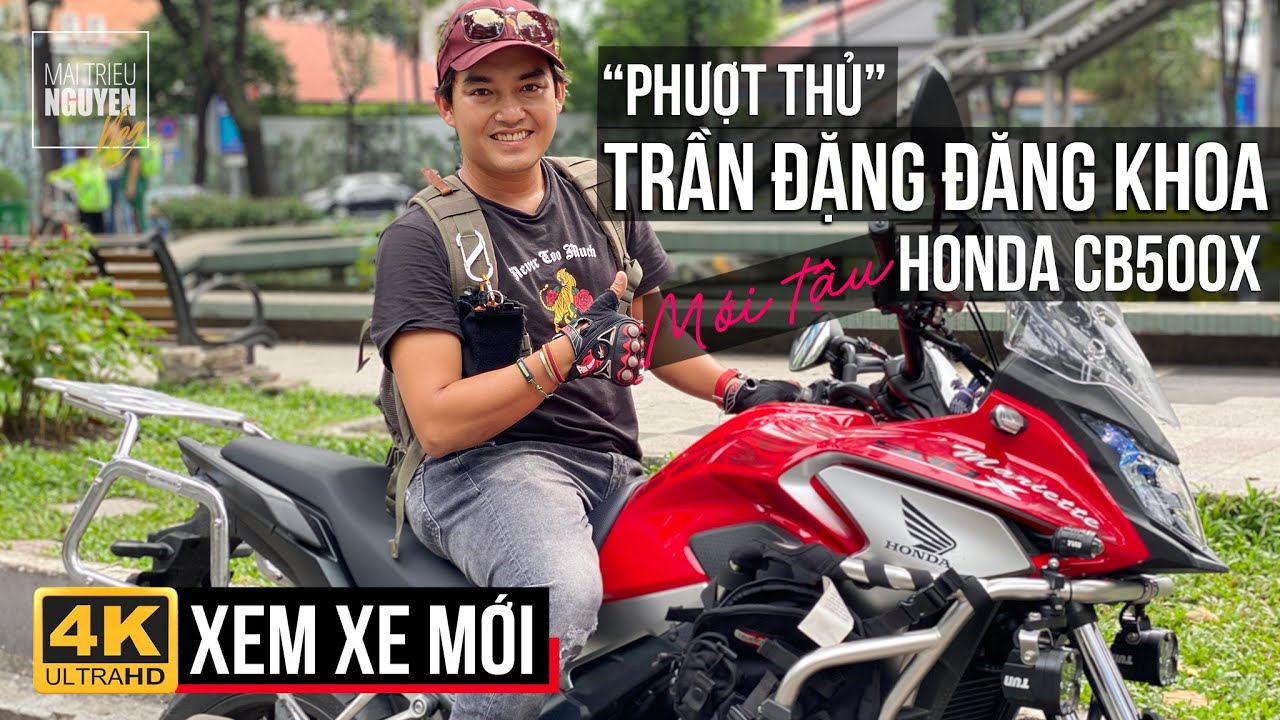 TRẦN ĐẶNG ĐĂNG KHOA LÊN ĐỜI MÔ TÔ ADVENTURE TẦM TRUNG HONDA CB500X 2020 | XEM NHANH CÓ GÌ MỚI?