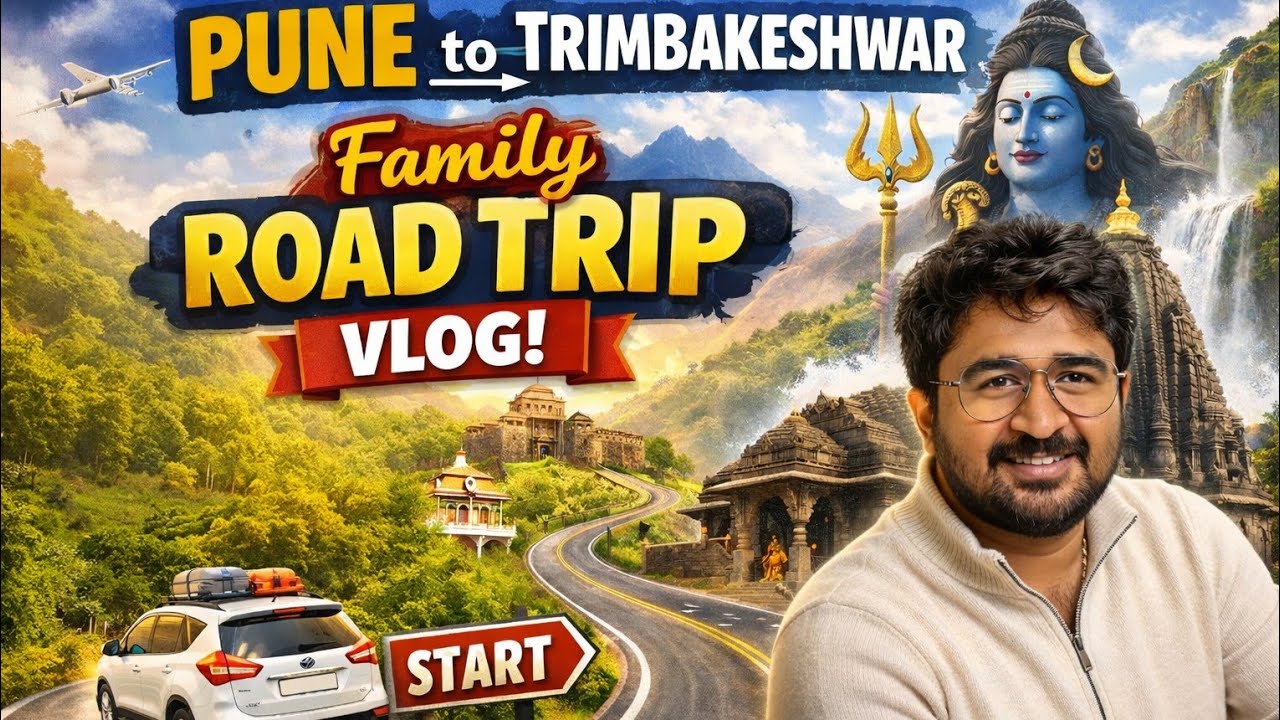 Pune to Trimbakeshwar Road Trip 🚗 | Full Darshan & Travel Vlog