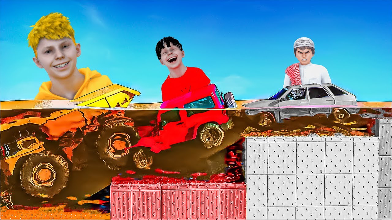 اقوى تحدي سيارات ضد الماء بين سامر وسلطان ولؤي😱🔥!!