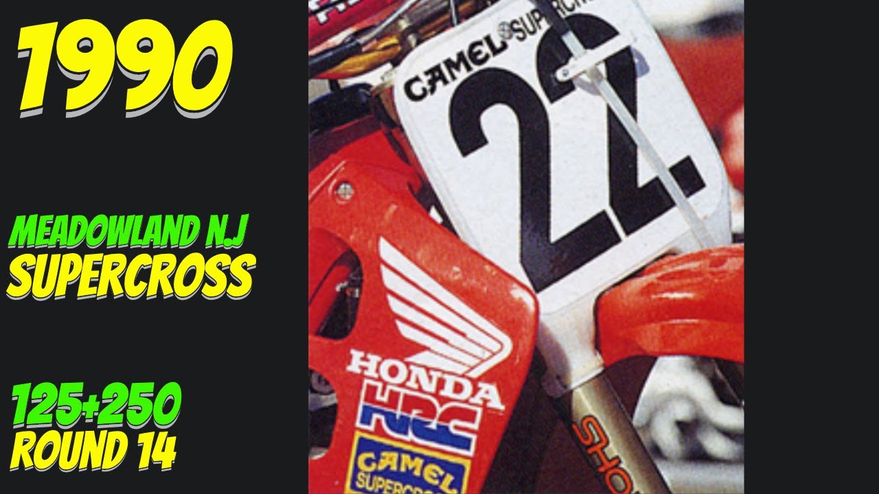 1990 SUPERCROSS  125's & 250's NEW JERSEY MEADOWLAND RD14