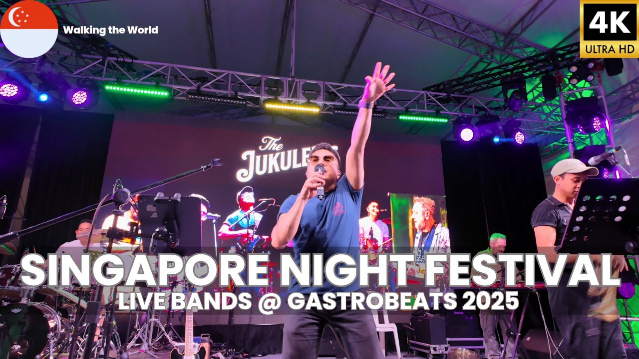 1 Hour of Live Bands in Singapore! 🇸🇬 GastroBeats 2025 Festival [4K]