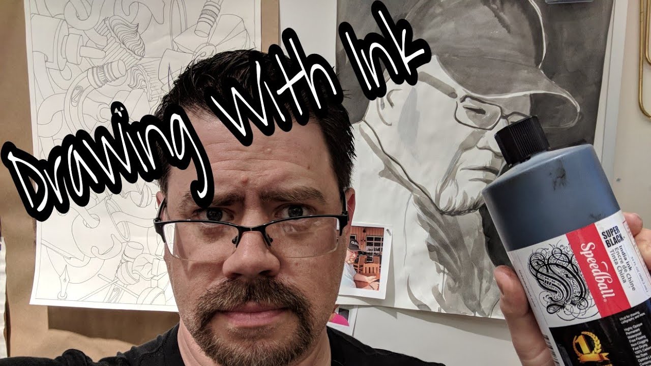 Speedball Ink Tutorial and Review - theartproject (Feb 20, 2018)