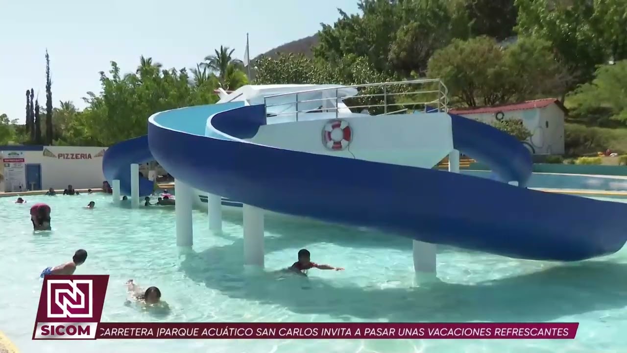 💦🌞 ¡Chapuzón garantizado! Semana Santa se vive en el Parque Acuático San Carlos