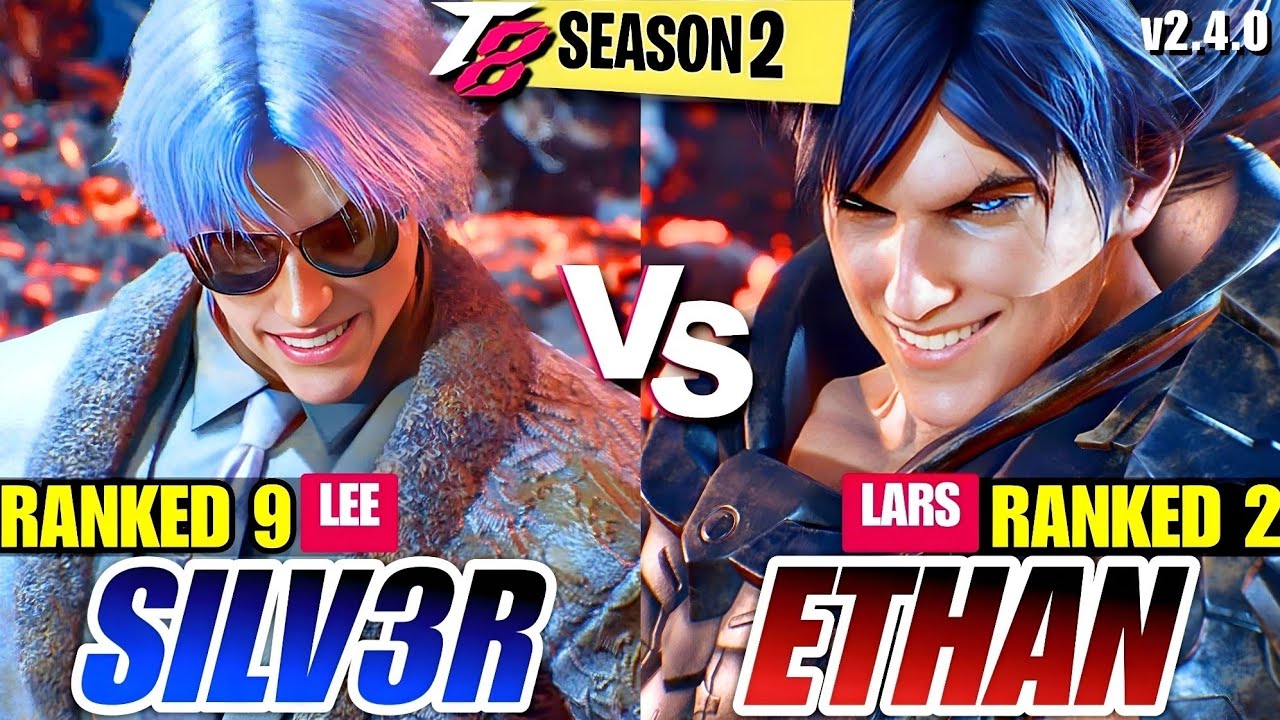 T8 | Silv3r (Lee) vs EthanXVI (Lars) | Tekken 8 High Level Matches
