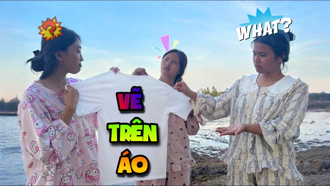 NAP | Thử Thách Vẽ Bằng Màu Nước Trên Chiếc Áo Trắng