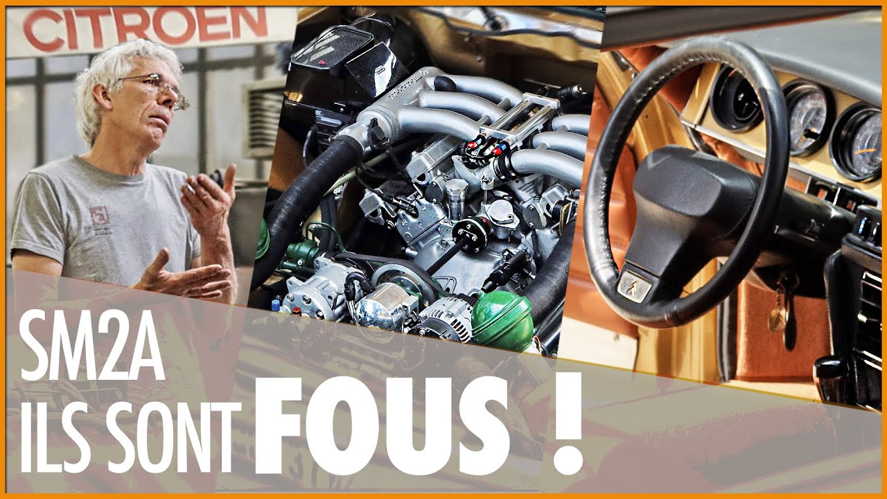 SM2A, notre SINGER à la Française ! IL REFAIT DES CITROËN & MASERATI de A à Z !