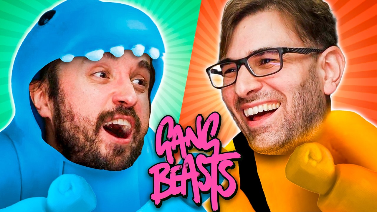 GANG BEASTS - Humilhando o Leon, Grande Freguês do Canal!