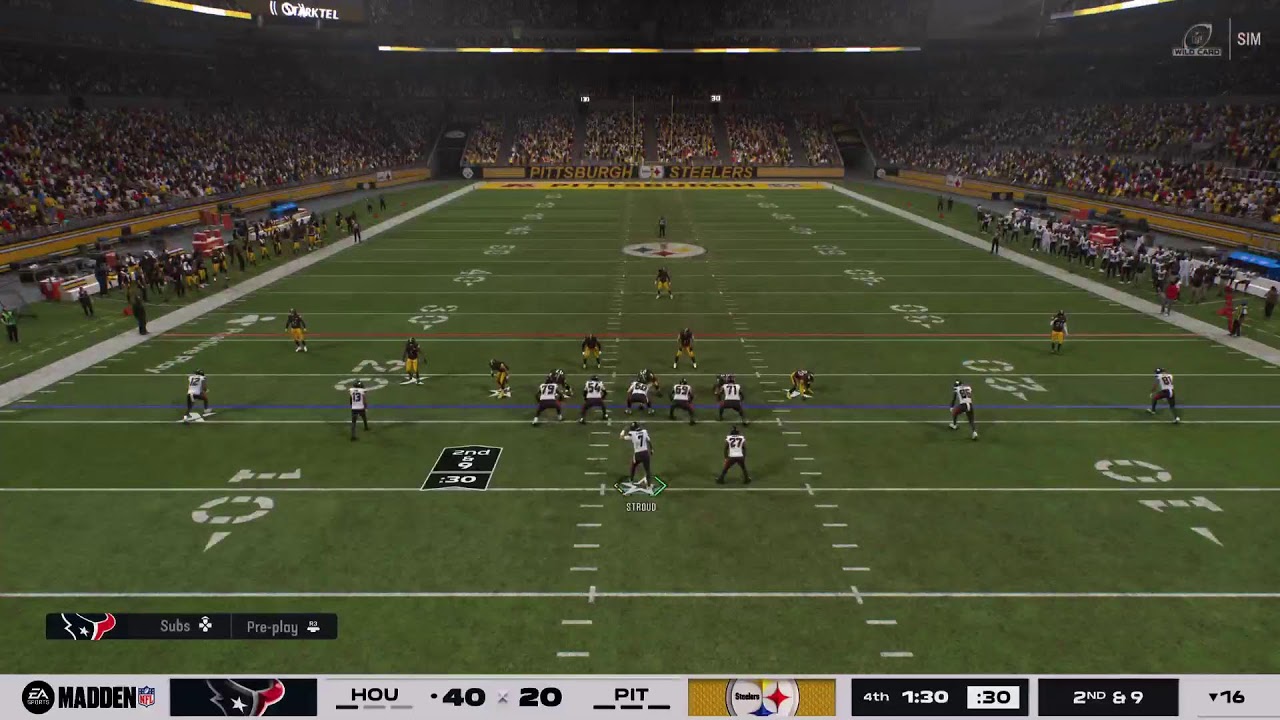 Texans vs Steelers (Madden 26 NFL Playoffs Wild Card Round)