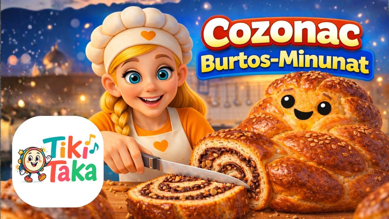 Cozonac Burtos-Minunat (Rețete Muzicale cu MiGusta) - Tiki Taka Music for Kids | MiGusta bucătărește
