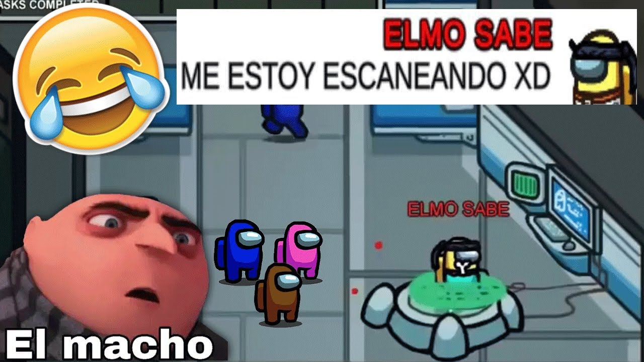 SI TE RIES PIERDES 😱😂 Momentos Divertidos | AMONG US | ME ESTOY ESCANEANDO XD 😂