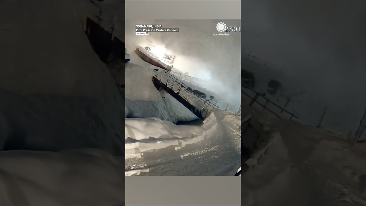 Avalanche Buries India Town in Seconds!❄️
