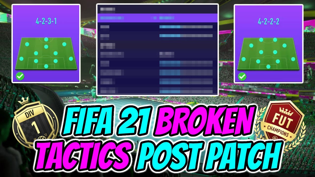 FUT 21 META ELITE TACTICS POST PATCH 4231/41212(2)/4321/433 CUSTOM TACTICS/INSTRUCTRIONS EXPLAINED!!
