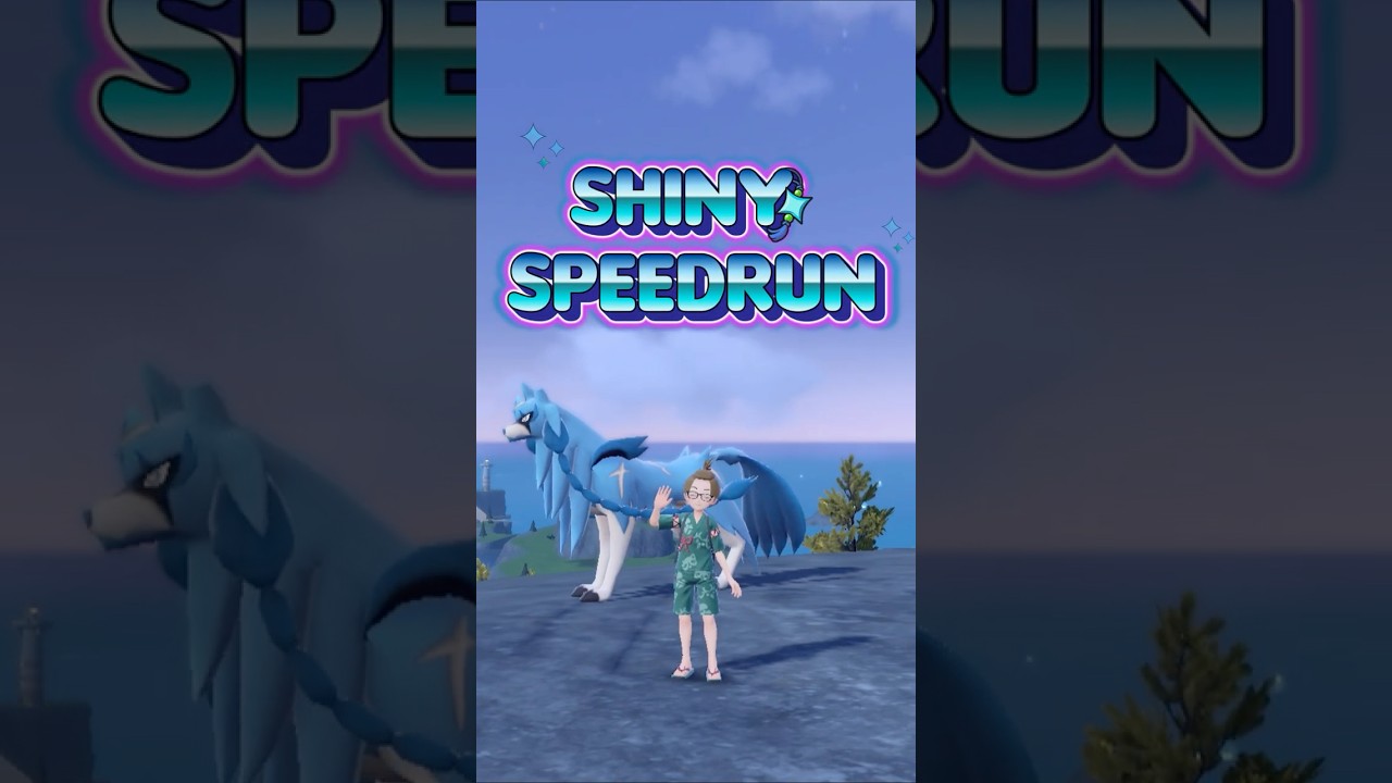 OG SHINY starter! | Shiny Speedrun Day 9 #shinyhunting #pokemon #shorts #speedrun