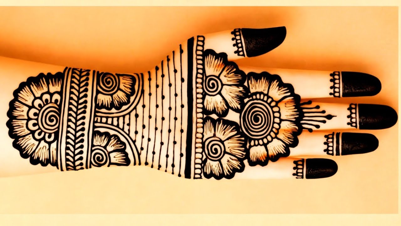 Full Coverage Front Hand Mehndi Design | Bridal Inspired