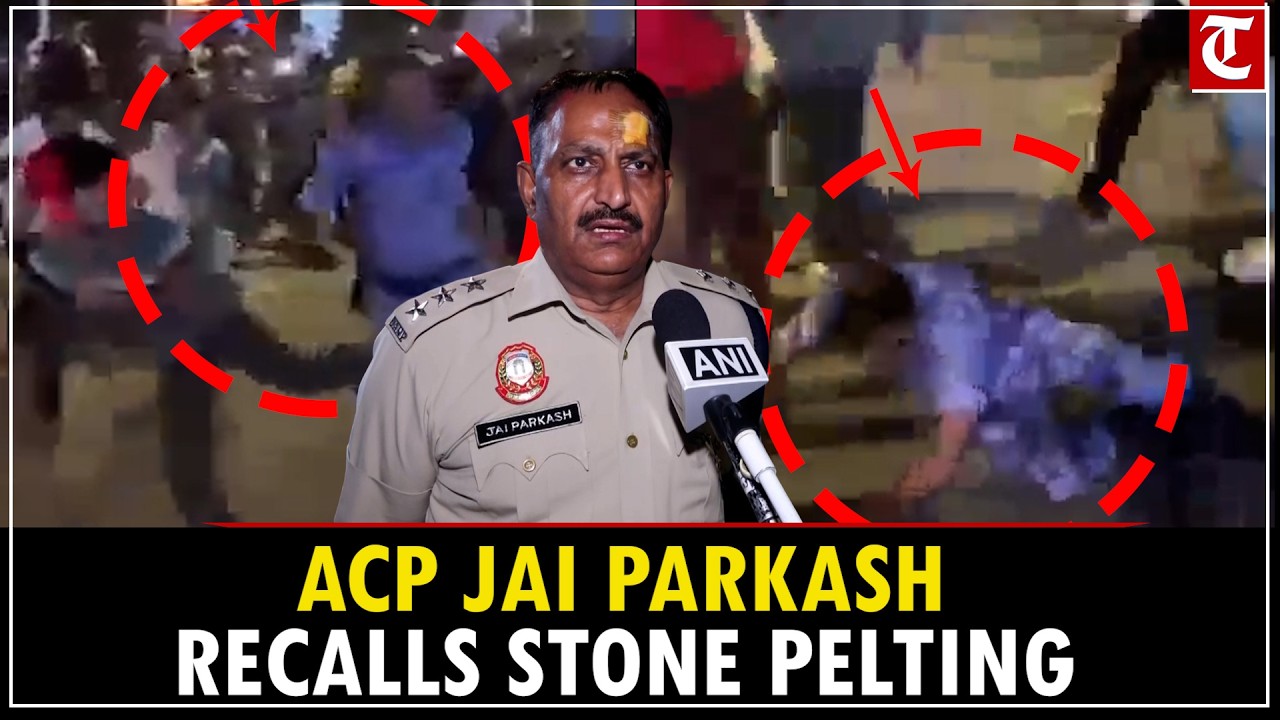 WATCH: ACP Jai Parkash Recounts Jantar Mantar Violence Amid Heavy Stone Pelting