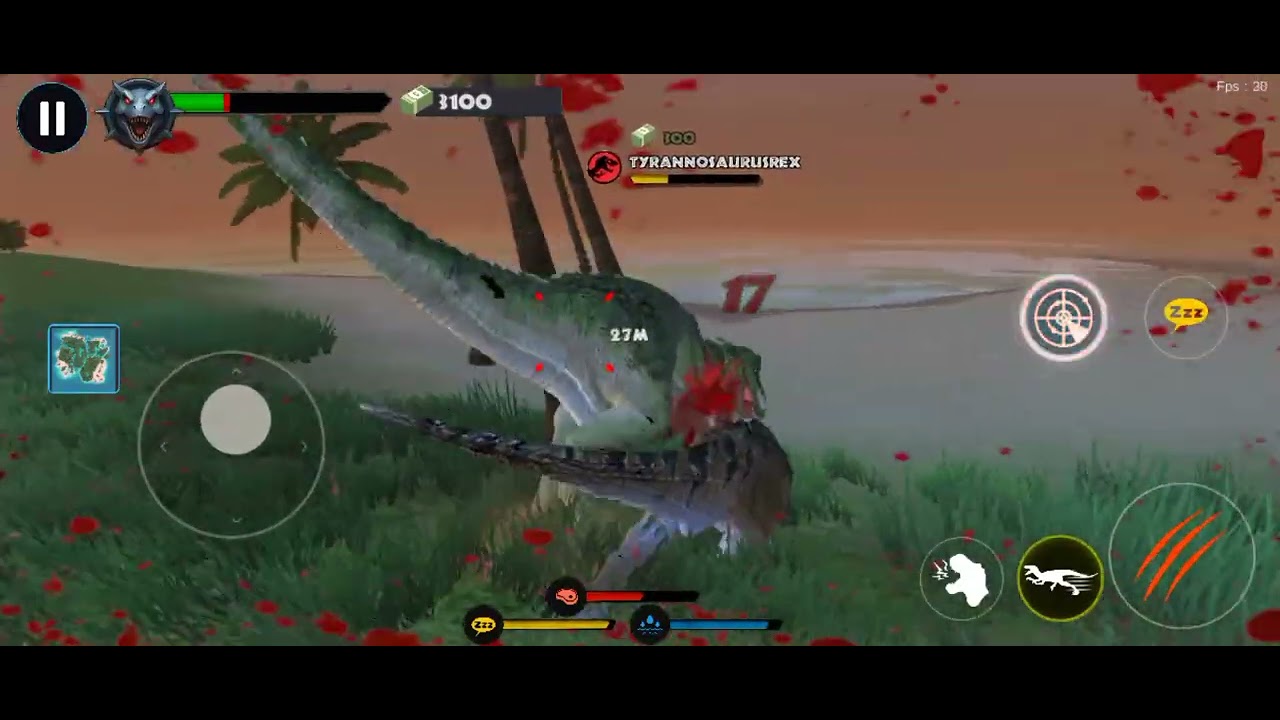 Finally i defeat the trex