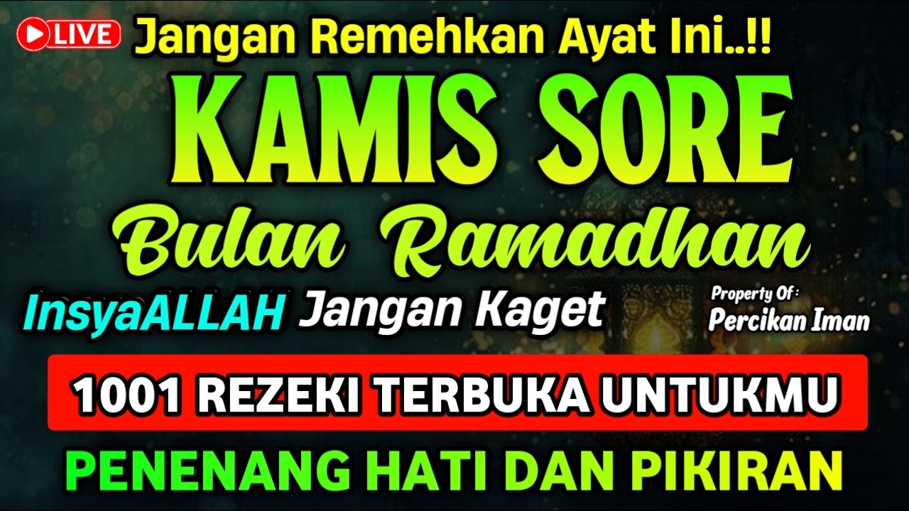 DZIKIR PAGI HARI KAMIS PEMBUKA PINTU REZEKI,  dzikir pagi pembuka rezeki | DZIKIR PAGI