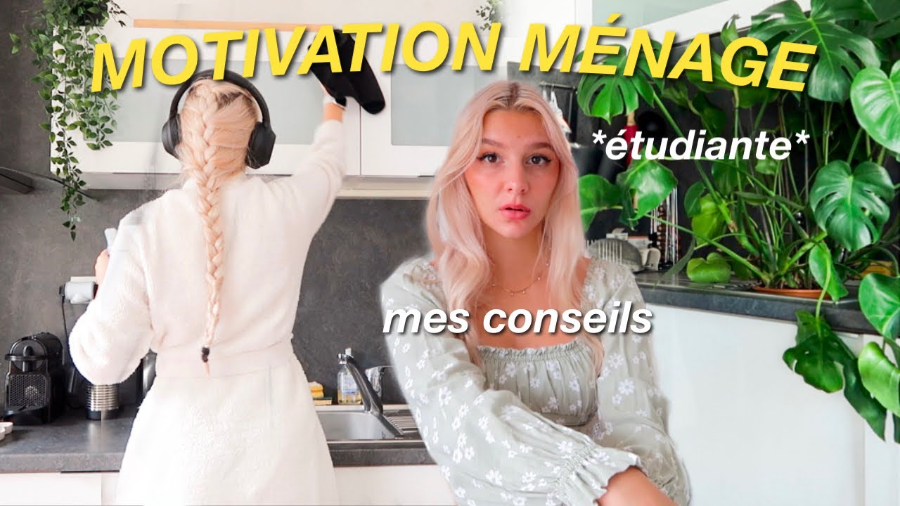 MOTIVATION MÉNAGE 🧼🫧 : mon organisation ménage et mes conseils