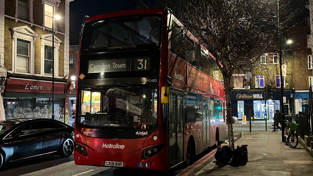 Full Route Visual. Route 31: White City - Camden Town | EvoSeti VMH2485 LK18 AHP
