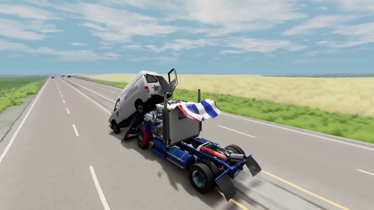 Realistic High-Speed Car Crashes in BeamNG.drive #83 | Ultra Detailed Crash Compilation