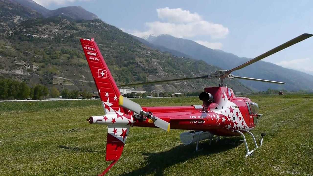 Scale R/C Helicopter Ecureuil AS 350 B3 /  HB-ZKF