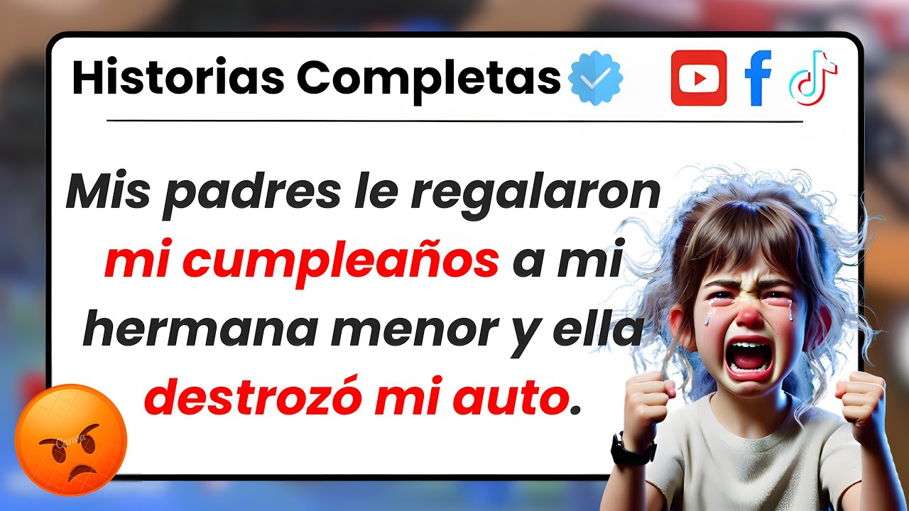 Mis padres le regalaron mi cumpleaños a mi hermana menor y ella destrozó mi auto...