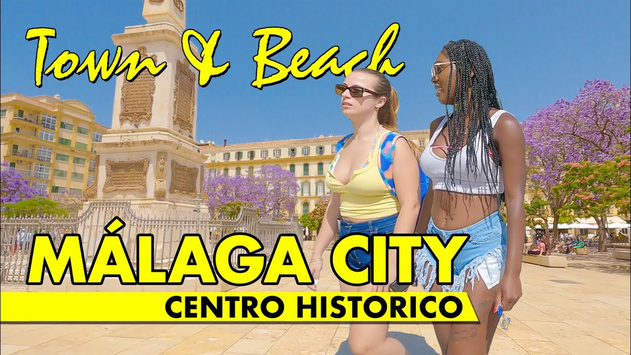 Málaga city historic centre walk - May 2024 - Costa del Sol, Spain immersive virtual tour
