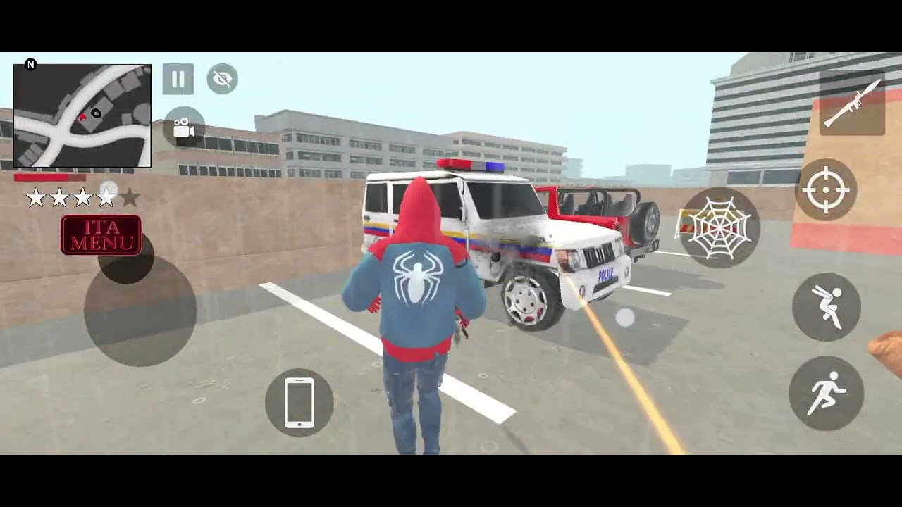 In direct in the police station and fight with police