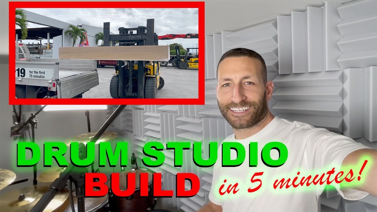 My Drum Studio build in 5 minutes!