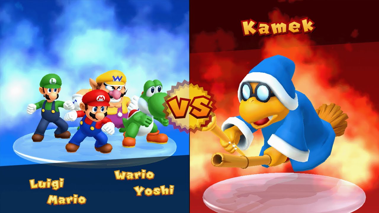 Mario Party 10 - Mario vs Luigi vs Wario vs Yoshi - Mushroom Park