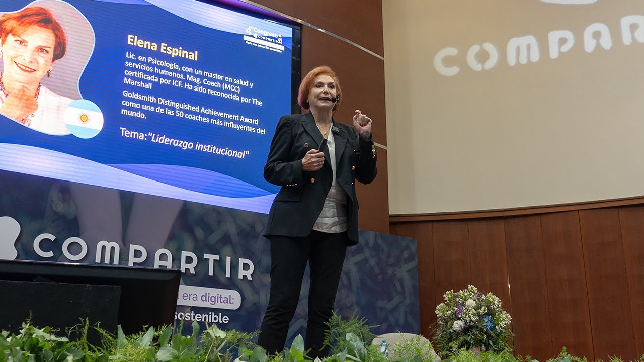 Elena Espinal: Liderazgo Institucional | 4to Congreso Compartir 2024
