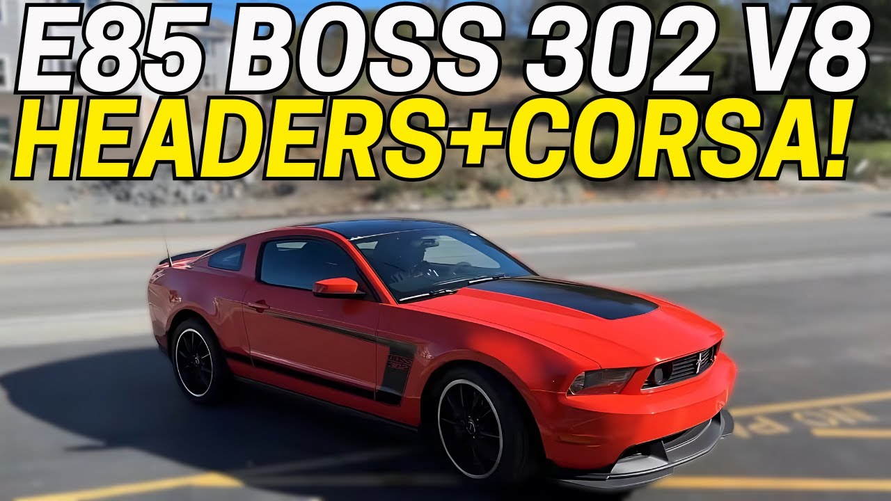 2012 Ford Mustang Boss 302 Exhaust Sound w/ E85 Tune, Headers & Corsa Sport Mufflers!