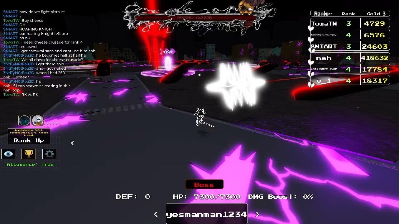 Roaring Knight Beaten (Overhaul)