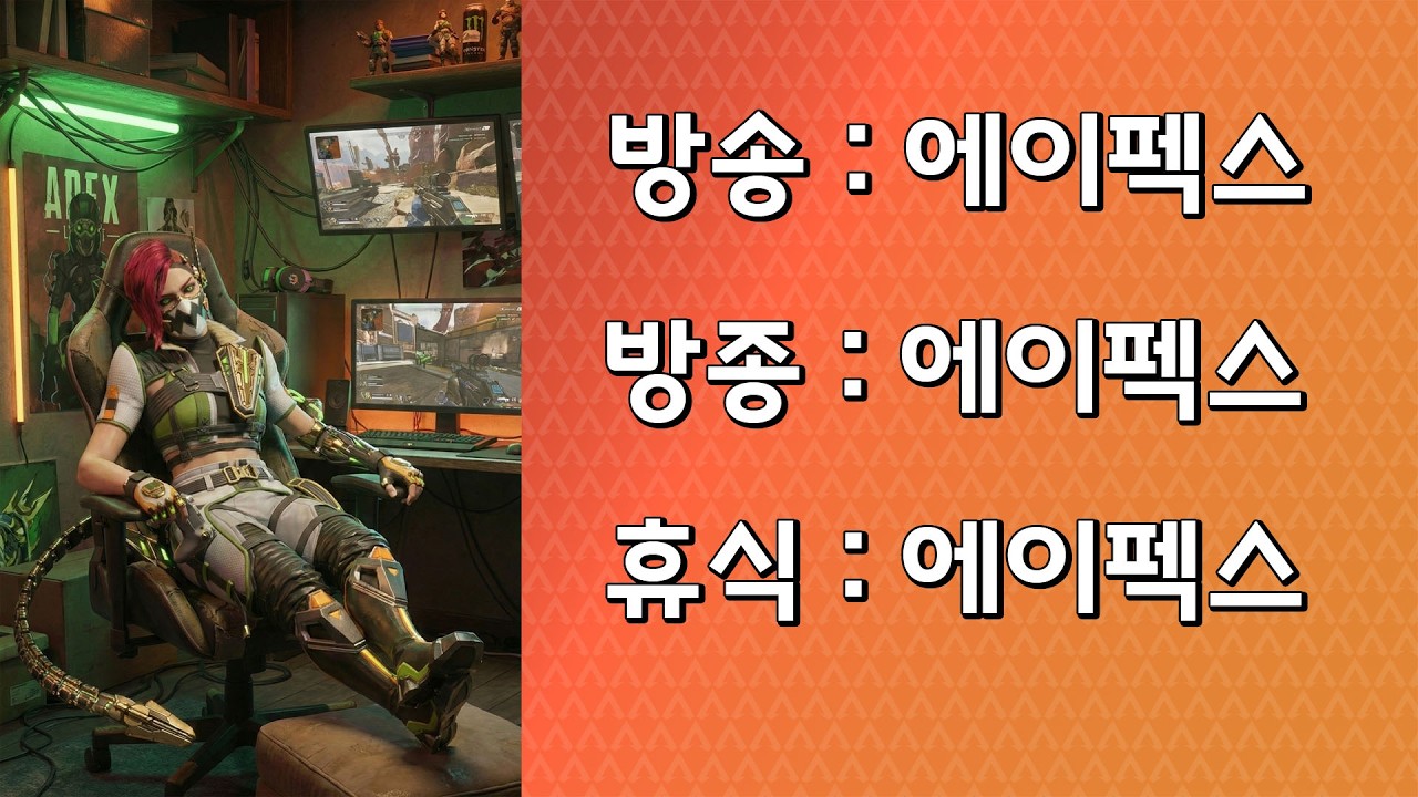 쉴 때 뭐해요? 에이펙스요