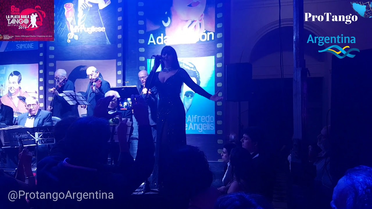 Espectacular desde donde lo mires. La Plata Baila Tango, orquesta Los Reyes del Tango. Sandra Cabal.